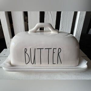 Rae Dunn Cream Butter Dish